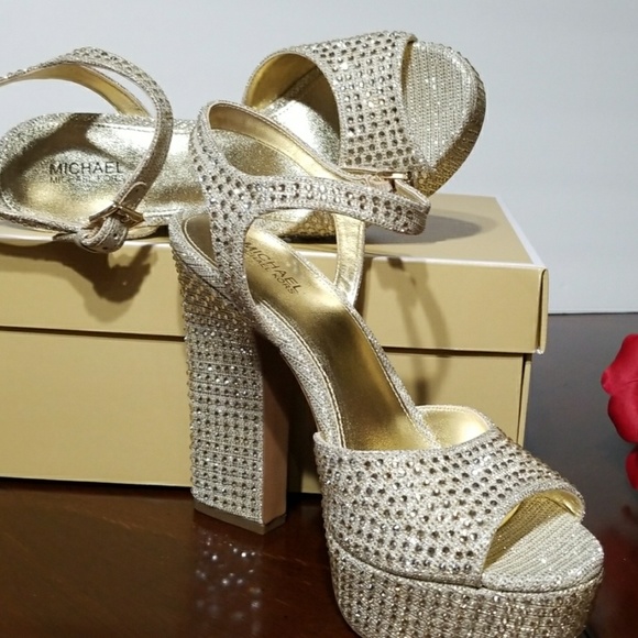 Michael Kors Beautiful open toe "Bennett Platform" - Picture 5 of 8